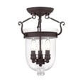 thumbnail image 1 of Livex Lighting Jefferson Ceiling Mount in Bronze, 1 of 9