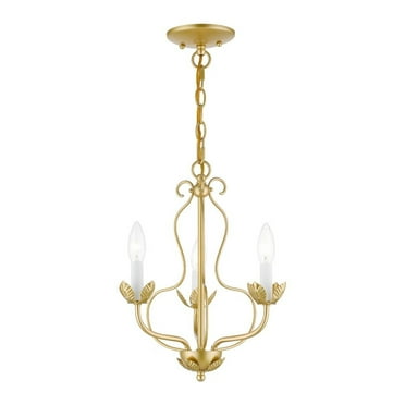 42903-33-Livex Lighting-Katarina - 3 Light Chandelier In Transitional Style-15.5 Inches Tall and 13 Inches Wide-Soft Gold Finish    -Traditional