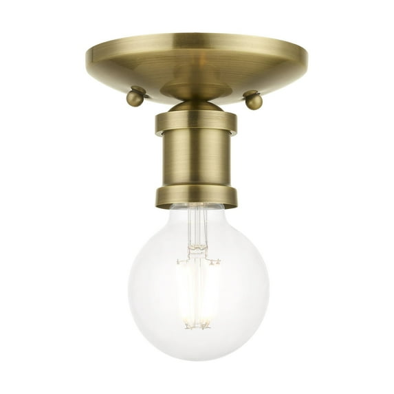 Livex Lighting - Lansdale - 1 Light Flush Mount In Transitional Style-3.38