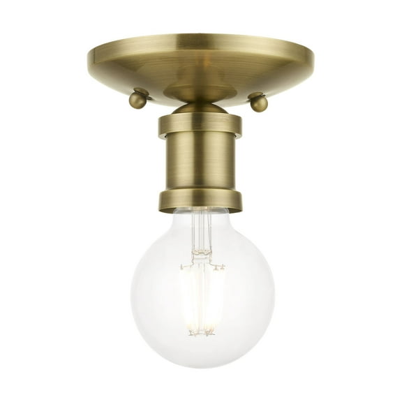 Livex Lighting - Lansdale - 1 Light Flush Mount In Transitional Style-3.38