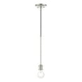 thumbnail image 1 of 47161-91 Livex Lighting Lansdale - 1 Light Pendant In Transitional Style-21 Inches Tall and 5 Inches Wide-Brushed Nickel Finish    -Traditional, 1 of 11