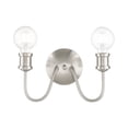 thumbnail image 1 of 16572-91 Livex Lighting Lansdale - 2 Light Bath Vanity In Transitional Style-7 Inches Tall and 13.5 Inches Wide, 1 of 11