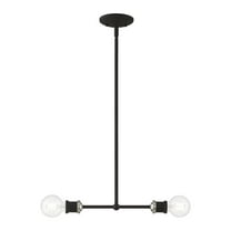 Livex Lighting - Lansdale - 2 Light Linear Chandelier In Transitional Style-8.5