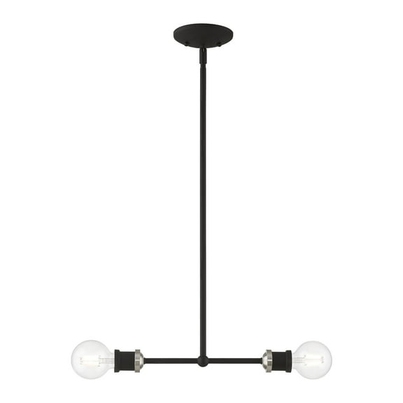 Livex Lighting - Lansdale - 2 Light Linear Chandelier In Transitional Style-8.5