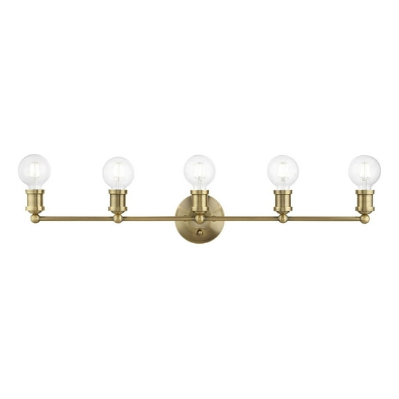 Livex Lighting - Lansdale - 5 Light ADA Large Bath Vanity In Transitional