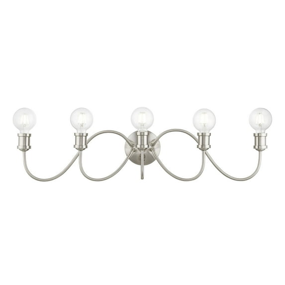 Livex Lighting - Lansdale - 5 Light Large Bath Vanity In Transitional Style-7