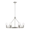 thumbnail image 1 of 47166-91 Livex Lighting Lansdale - 6 Light Chandelier In Transitional Style-19.5 Inches Tall and 25 Inches Wide-Brushed Nickel Finish    -Traditional, 1 of 13