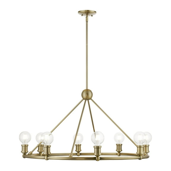 Livex Lighting - Lansdale - 8 Light Chandelier In Transitional Style-22.75