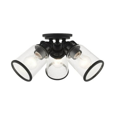 Livex Lighting - Lawrenceville - 3 Light Flush Mount in Coastal Style - 16.38