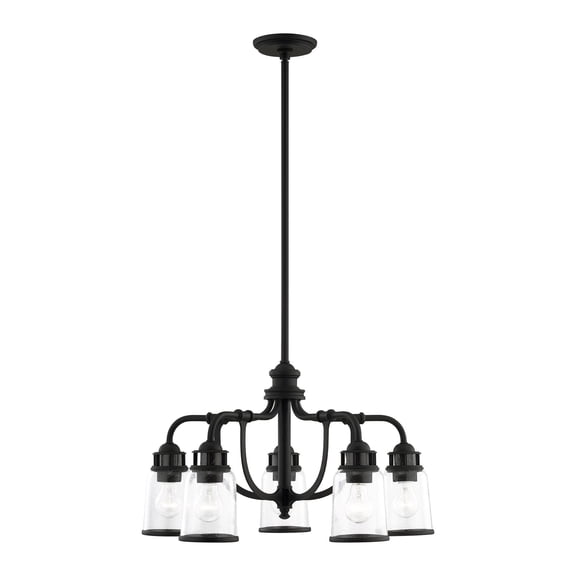 Livex Lighting - Lawrenceville - 5 Light Dinette Chandelier in Coastal Style -