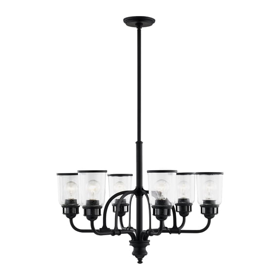 Livex Lighting - Lawrenceville - 6 Light Chandelier in Coastal Style - 26.25