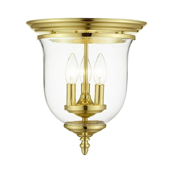 Livex Lighting Legacy Ceiling Mount in Polished Brass