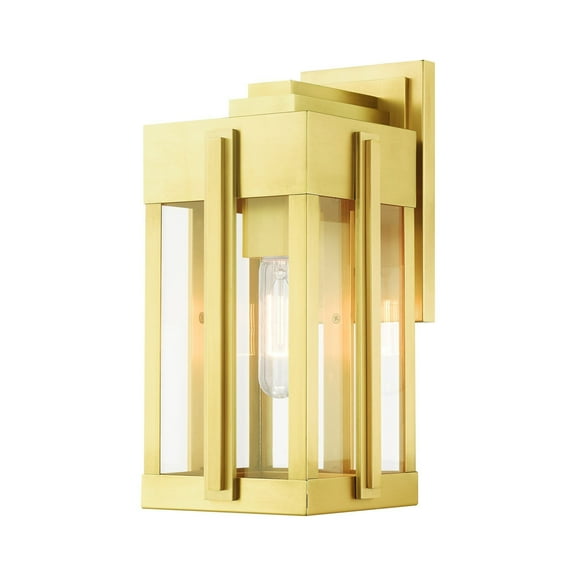 Livex Lighting - Lexington - 1 Light Outdoor Wall Lantern in Art Deco Style -