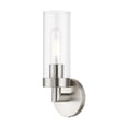 thumbnail image 1 of 16171-91 Livex Lighting Ludlow - 1 Light ADA Wall Sconce In Nautical Style-11.75 Inches Tall and 4.25 Inches Wide-Brushed Nickel Finish, 1 of 12
