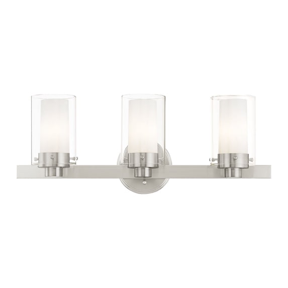 Livex Lighting Manhattan Bath Light in Brushed Nickel