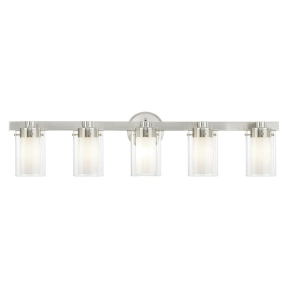 Livex Lighting Manhattan Bath Light in Brushed Nickel