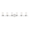 thumbnail image 1 of Livex Lighting 6 Light Polished Chrome Bath Light, 1 of 14