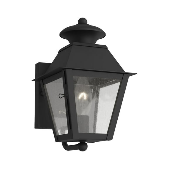 2160-04 Livex Lighting Mansfield - 1 Light Outdoor Wall Lantern in Coastal Style - 5.5 Inches wide by 9.25 Inches high