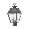 thumbnail image 1 of Livex Lighting Mansfield 2 Light Outdoor Post Lantern, 1 of 7