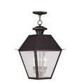 thumbnail image 1 of Livex Lighting Mansfield 3 Light Outdoor Chain Lantern, 1 of 4