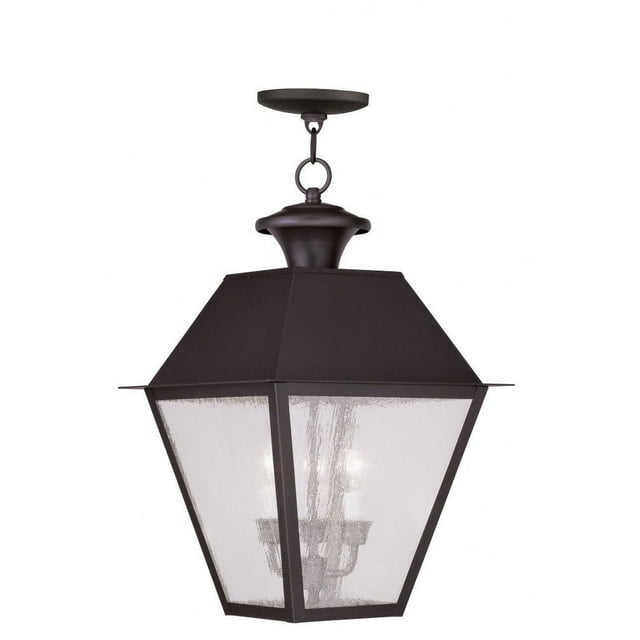 Livex Lighting Mansfield 3 Light Outdoor Chain Lantern