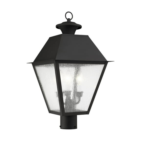 Livex Lighting Mansfield 3 Light Outdoor Post Lantern