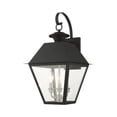 thumbnail image 1 of 27218-04 Livex Lighting Mansfield - 3 Light Outdoor Wall Lantern, 1 of 10