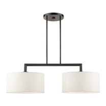 Livex Lighting - Meridian - 2 Light Linear Chandelier in Modern Style - 14