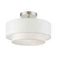 thumbnail image 1 of Livex Lighting - Meridian - 2 Light Semi-Flush Mount In Timeless Style-7.75, 1 of 8