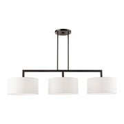 Livex Lighting - Meridian - 3 Light Linear Chandelier in Modern Style - 14