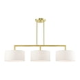 thumbnail image 1 of Livex Lighting - Meridian - 3 Light Linear Chandelier in Modern Style - 14, 1 of 11
