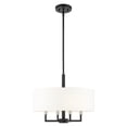 thumbnail image 1 of 49374-04 Livex Lighting Meridian - 4 Light Pendant in Modern Style - 18 Inches wide by 16.5 Inches high-Black Finish    -Traditional Installation, 1 of 11