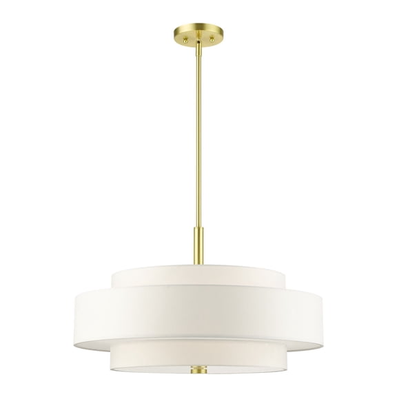 Livex Lighting - Meridian - 5 Light Chandelier in Modern Style - 24 Inches wide
