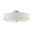 thumbnail image 1 of Livex Lighting - Meridian - 5 Light Semi-Flush Mount In Transitional Style-9.5, 1 of 9