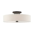 thumbnail image 1 of Livex Lighting - Meridian - 6 Light Semi-Flush Mount in Modern Style - 30 Inches, 1 of 13