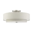 thumbnail image 1 of Livex Lighting - Meridian - 6 Light Semi-Flush Mount in Modern Style - 30 Inches, 1 of 13