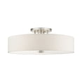 thumbnail image 1 of Livex Lighting - Meridian - 6 Light Semi-Flush Mount in Modern Style - 30 Inches, 1 of 17
