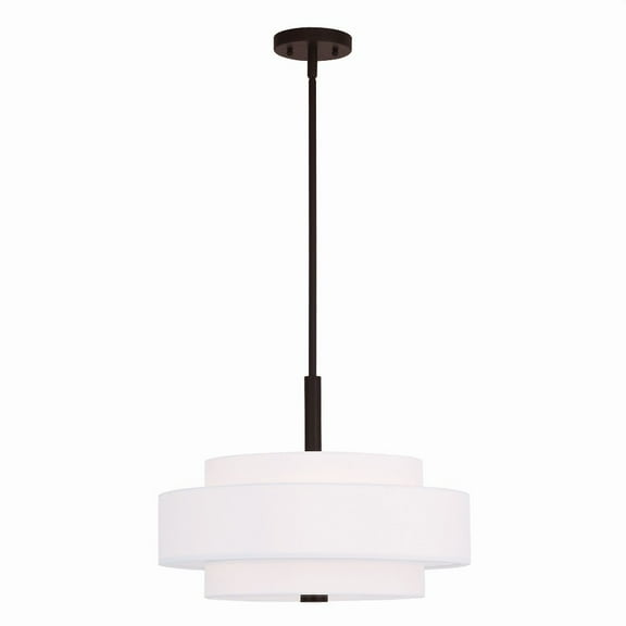 Open Box Livex Lighting Meridian Pendant in Bronze