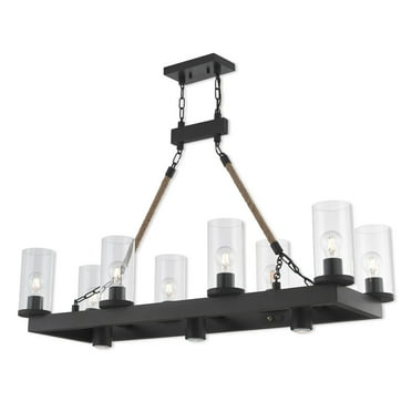 Livex Lighting - Metuchen - 11 Light Linear Chandelier in Industrial Style - 15