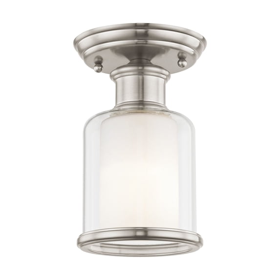 Livex Lighting - Middlebush - 1 Light Flush Mount in Traditional Style - 5.5