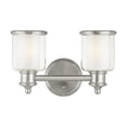 thumbnail image 1 of Livex Lighting - Middlebush - 2 Light Bath Vanity in Traditional Style - 14.5, 1 of 13