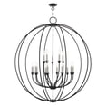 thumbnail image 1 of Livex Lighting - Milania - 15 Light Foyer Chandelier in Farmhouse Style - 42, 1 of 9