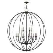 Livex Lighting - Milania - 15 Light Foyer Chandelier in Farmhouse Style - 42
