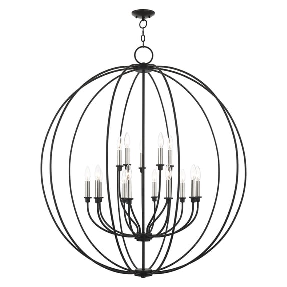 Livex Lighting - Milania - 15 Light Foyer Chandelier in Farmhouse Style - 42