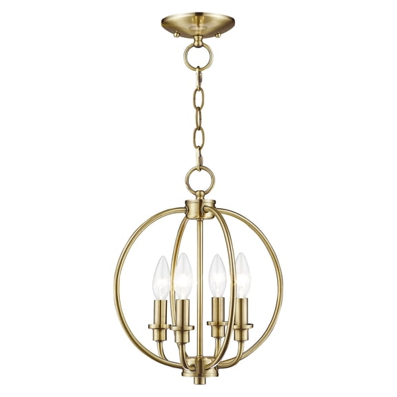 Livex Lighting Convertible Chain Hang/Ceiling Mount