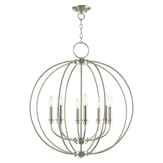 Livex Lighting - Milania - 8 Light Chandelier in Farmhouse Style - 28 Inches
