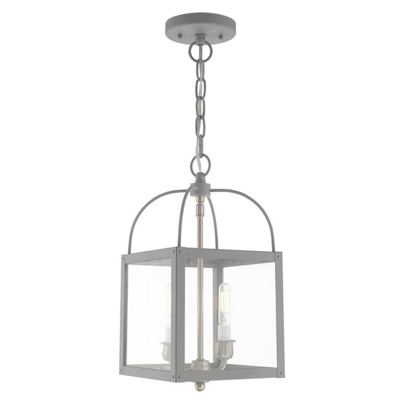 Livex Lighting  2-Light Convertible, 4041-76, 4041-80 Nordic Gray