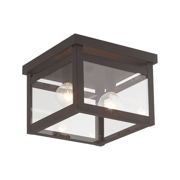 Livex Lighting Milford Ceiling Mount in Bronze