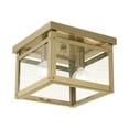 thumbnail image 1 of Livex Lighting - Milford - 2 Light Square Flush Mount In Shabby Chic Style-6, 1 of 10