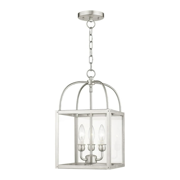 Livex Lighting 3 Light BN Chain Hang/Ceiling Mount
